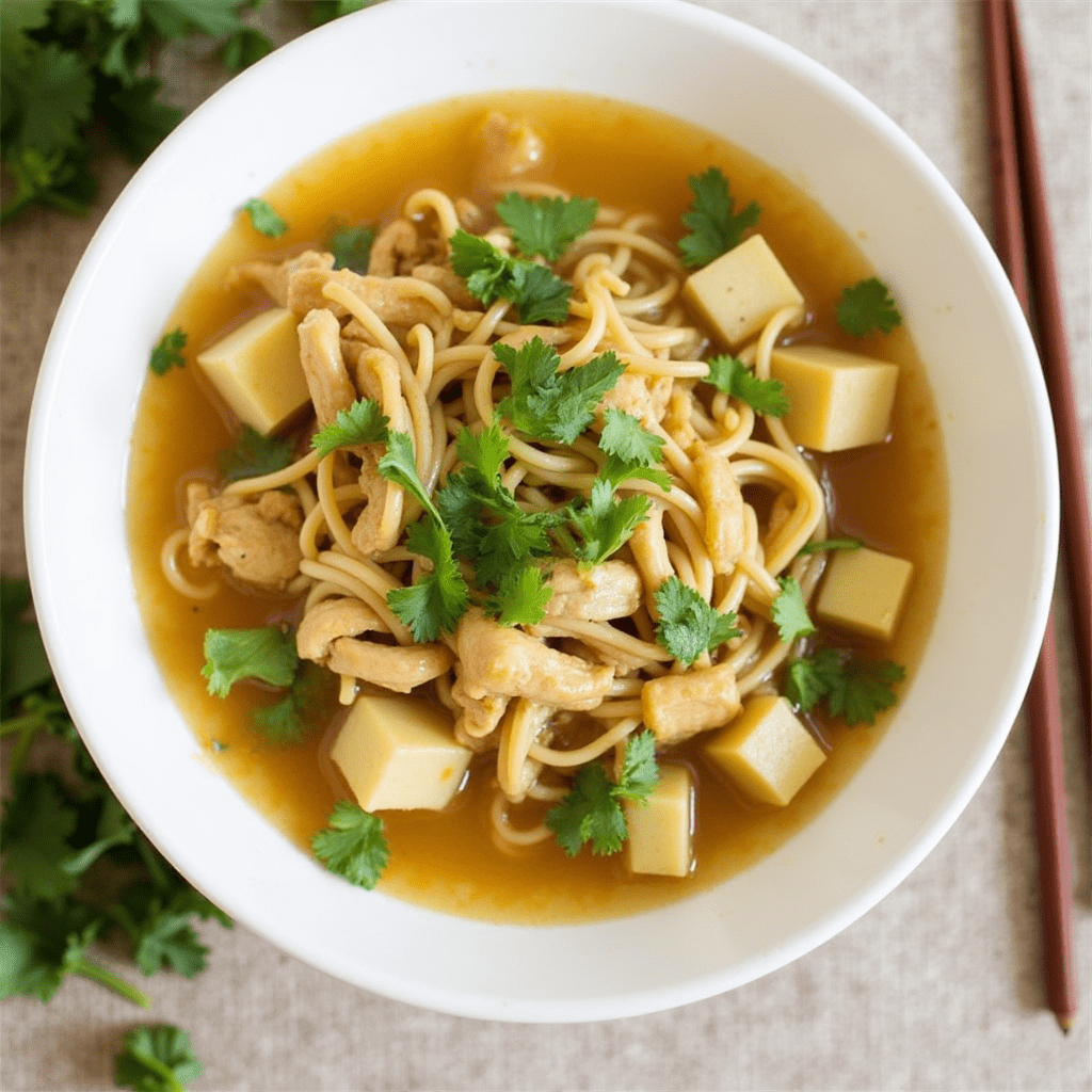 Miso Chicken Noodle Soup